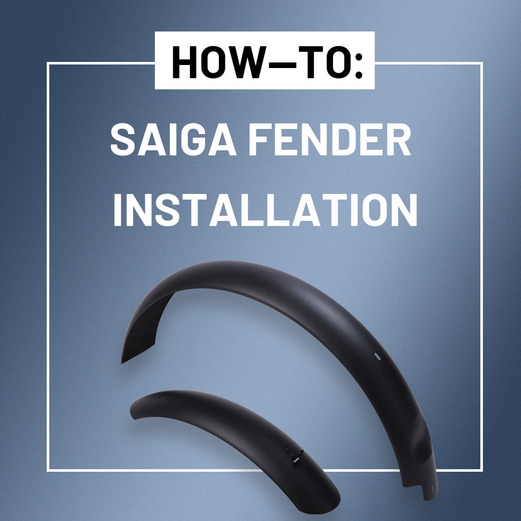 Installation de garde-boue Freedare Saiga